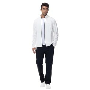 TBY Men's Track Warm Up Sweat Jacket for Men Jogging Track Athletic Size L